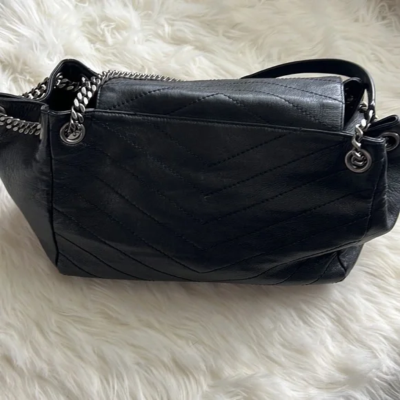 Yves Saint Laurent Nolita Leather Shoulder Bag Medium - Picture 6 of 8